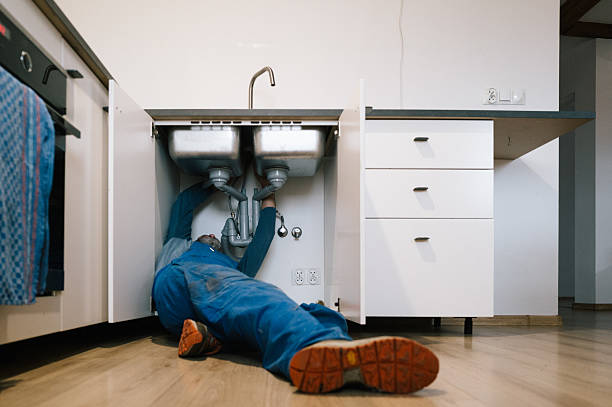 Professional Drain Cleaning technician working in Lunenburg, MA